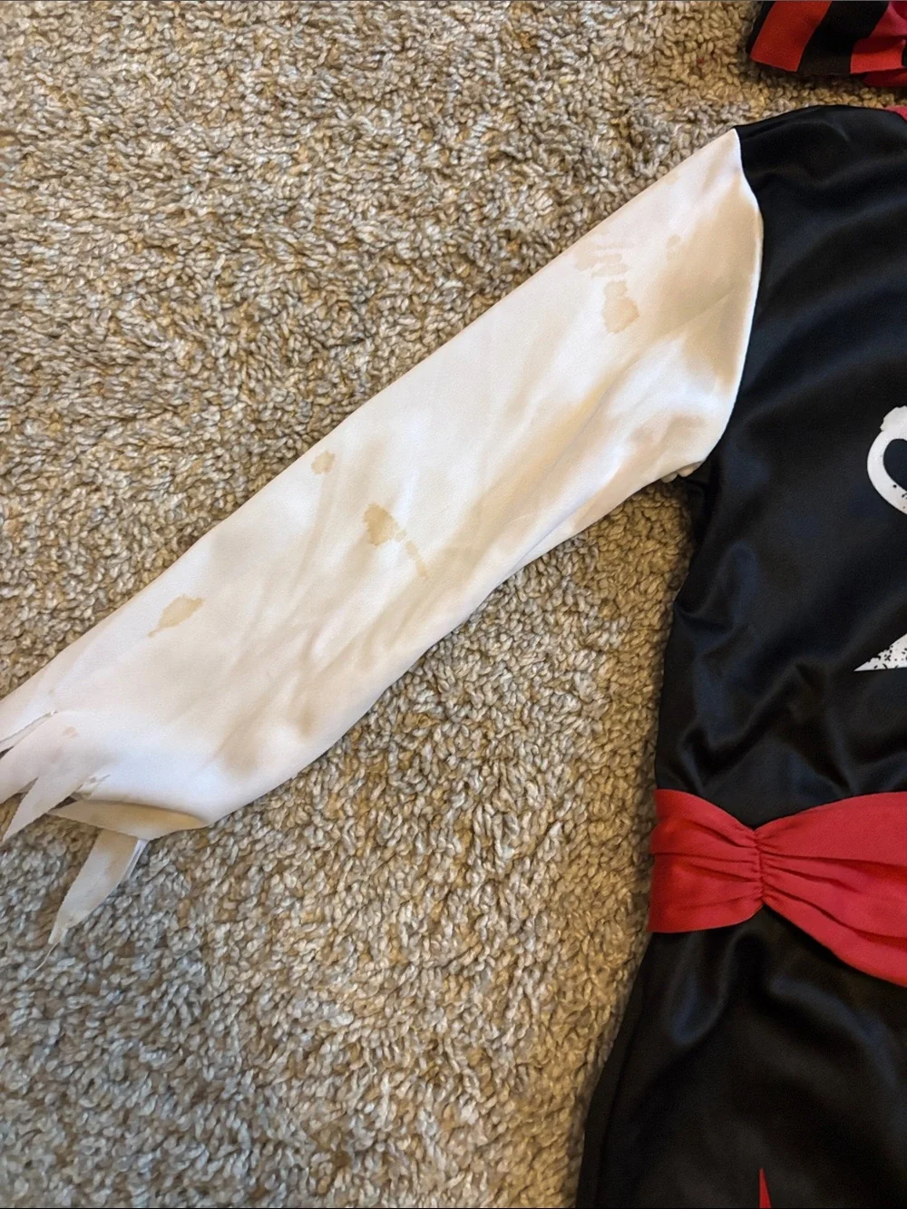Party City Red and Black Pirate Shipmatey Costume
